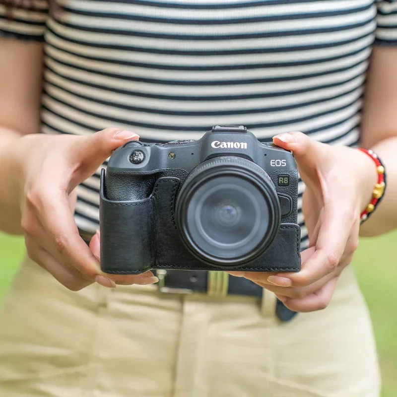 Handmade genuine leather camer - Canon Camera Eos R8 review and price