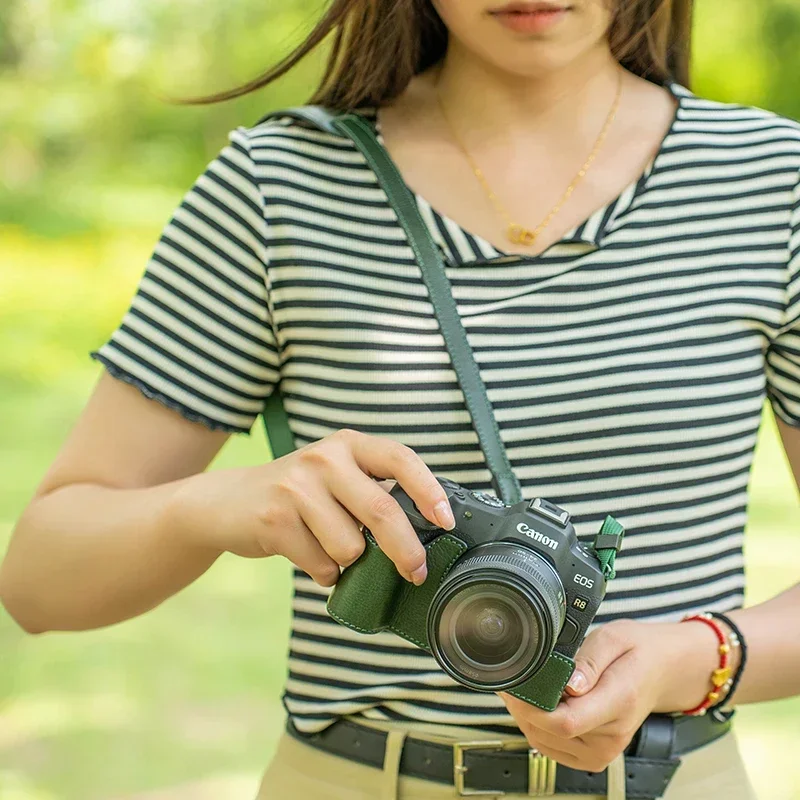 Handmade genuine leather camer - Canon Camera Eos R8 review and price